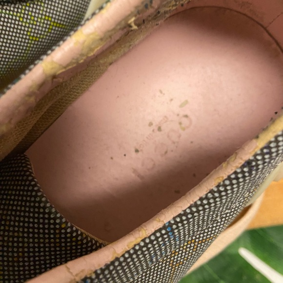 Retro Gucci Canvas Pastel Sneakers As Is - Picture 5 of 9